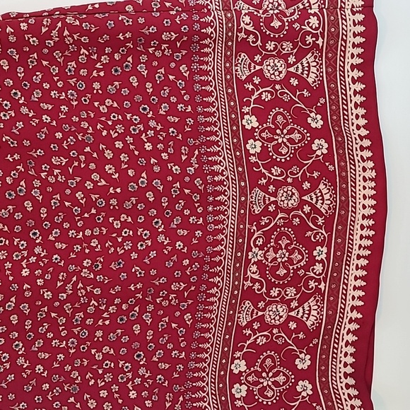 PAUL HARRIS DESIGN Vintage Sheath Dress Round Neck Short Sleeve Red - Size 8 - Picture 4 of 11